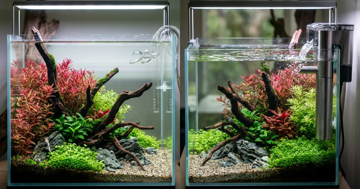Canister vs HOB Filter Aquascape - Mana yang Lebih Baik untuk Setup Berbeda?