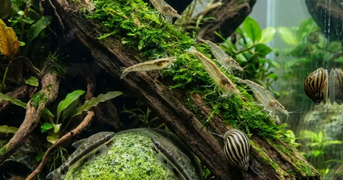 Cleanup Crew Aquascape - Siput, Udang, Ikan Pemakan Algae Terbaik