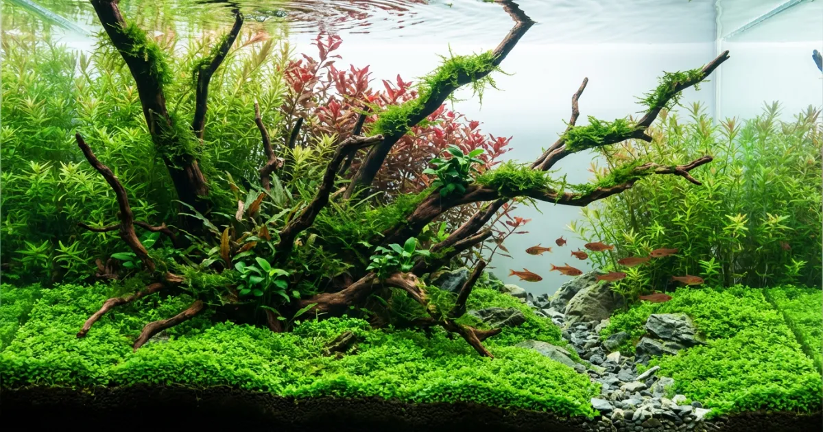 Koleksi inspirasi nature aquascape dengan berbagai layout dari minimalis hingga lush