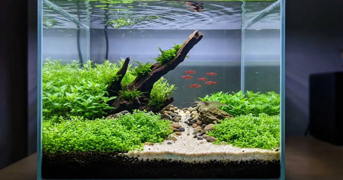 Substrate untuk Cube Tank 30cm - Jenis, Ketebalan, dan Rekomendasi Terbaik