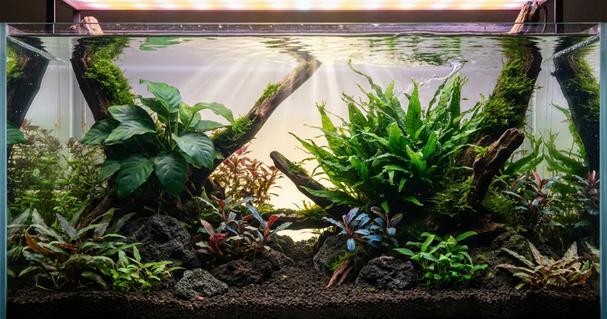 Tanaman Aquascape Tanpa CO2 - 20 Pilihan Low-Tech Terbaik untuk Pemula
